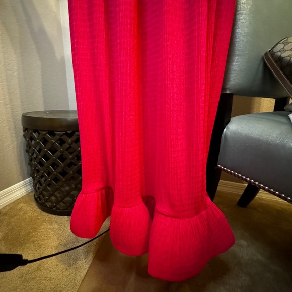 Simkhai MAUDE MAXI DRESS bold pink size 6 - Picture 8 of 11